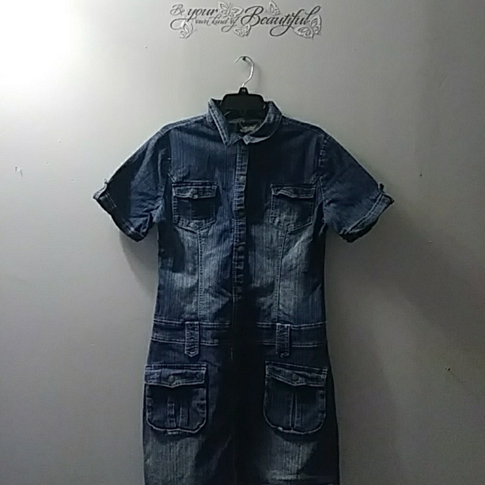 Short jeans gown